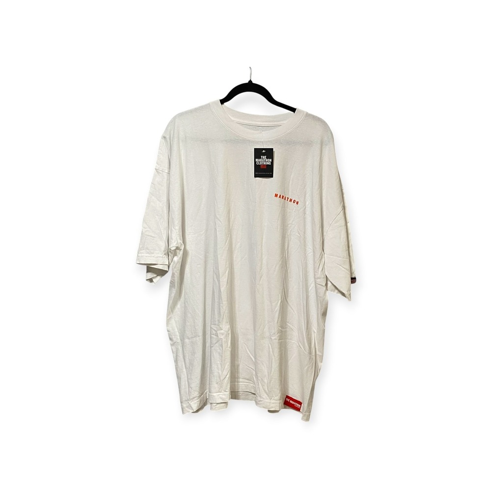 The Marathon Clothing TMC Nipsey Hussle White Logo T-Shirt Mens 2XL New